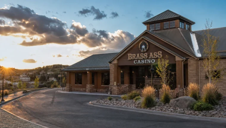 Brass Ass Casino Cripple Creek: Games, Food, and Visit Tips 10 AI-generated exterior view of Brass Ass Casino Cripple Creek, Cripple Creek, Colorado.
