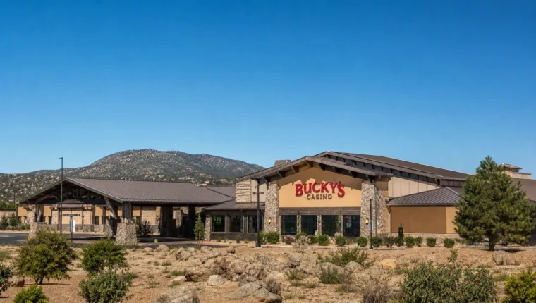 Bucky's Casino Prescott, AZ 2 AI-generated exterior view of Bucky's Casino Prescott, AZ, Prescott, Arizona.