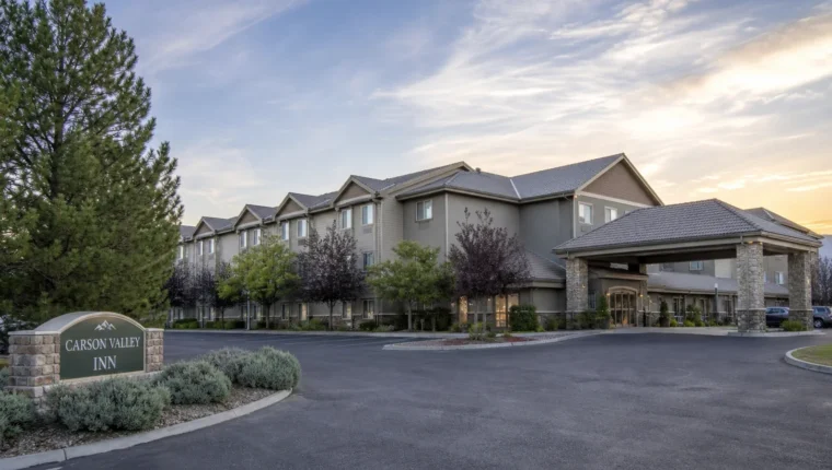 AI-generated exterior view of Carson Valley Inn Minden, Minden, Nevada.