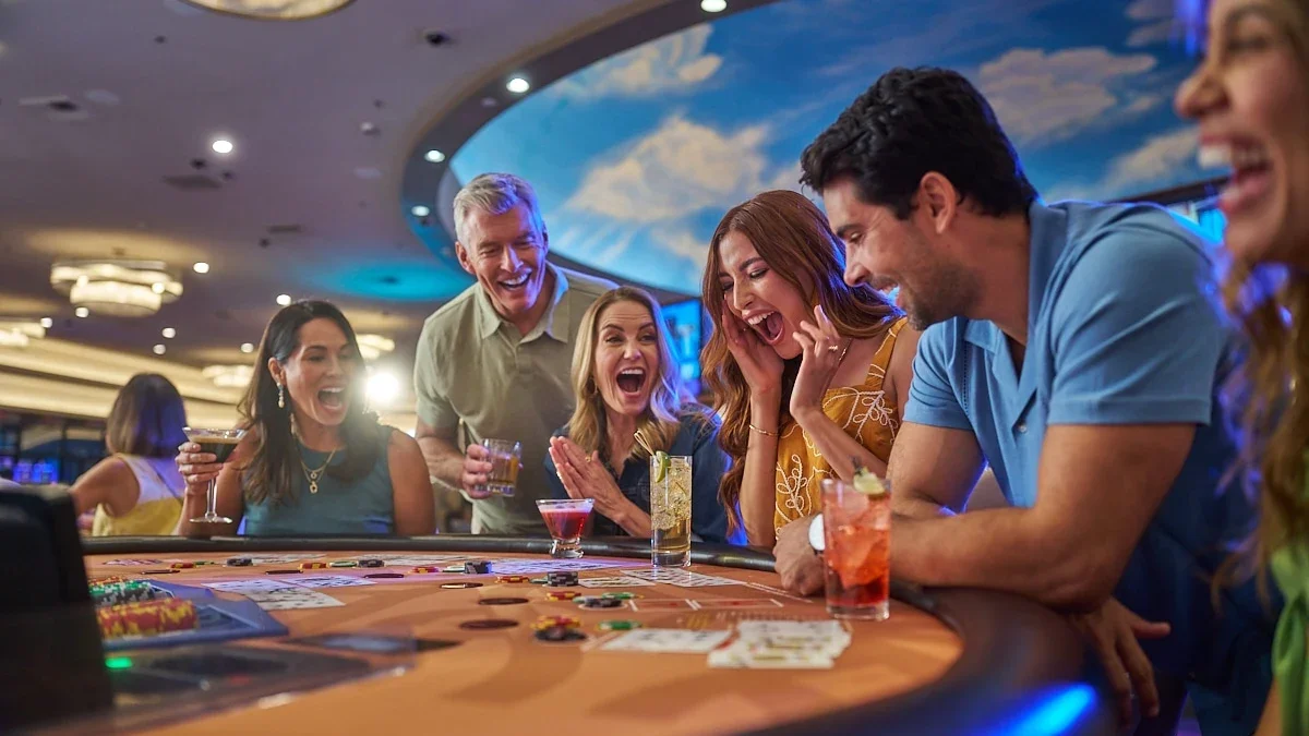 Gaming floor at CasaBlanca Resort and Casino in Mesquite.