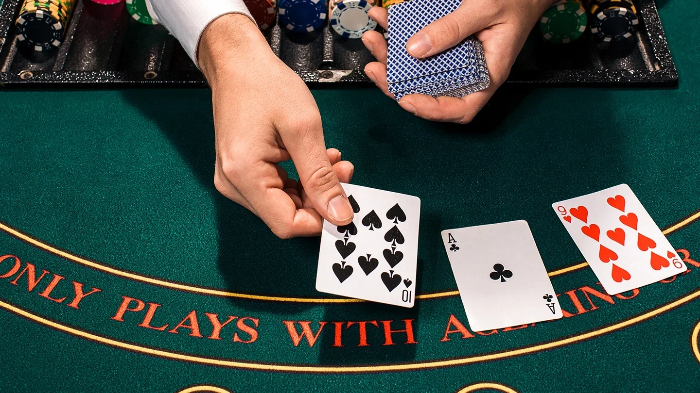 Casino M8trix San Jose: Poker, Games, and Dining 2 Cards being dealt, as featured on Casino M8trix’s poker page.
