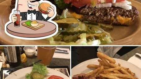 Burger at Dini's Lucky Club, as pictured in the Restaurant Guru listing.