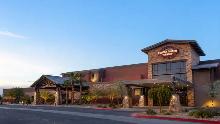 AI-generated exterior view of Eastside Cannery Casino, Las Vegas, Las Vegas, Nevada.