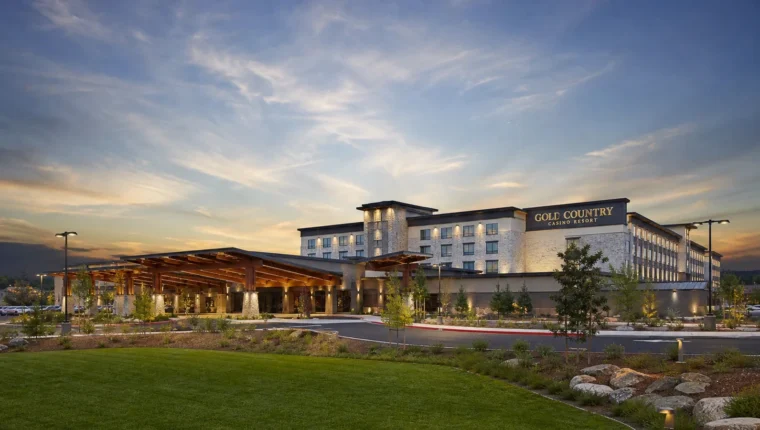 Gold Country Casino Resort Oroville 35 AI-generated exterior view of Gold Country Casino Resort Oroville, Oroville, California.