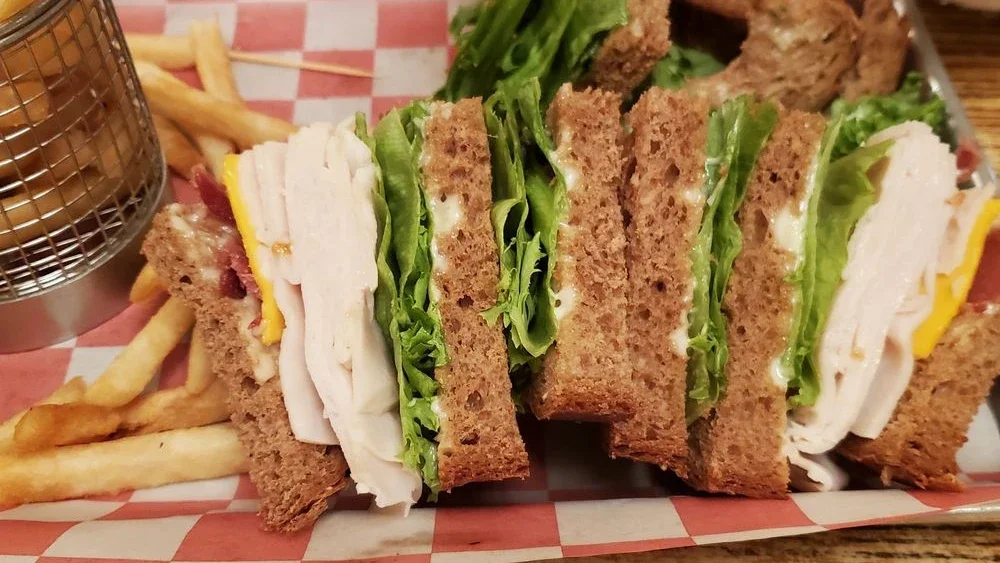Golden Acorn Casino Campo: Games, Dining, and Visitor Guide 2 Customer photo of a club sandwich at Golden Acorn Casino & Travel Center’s restaurant.