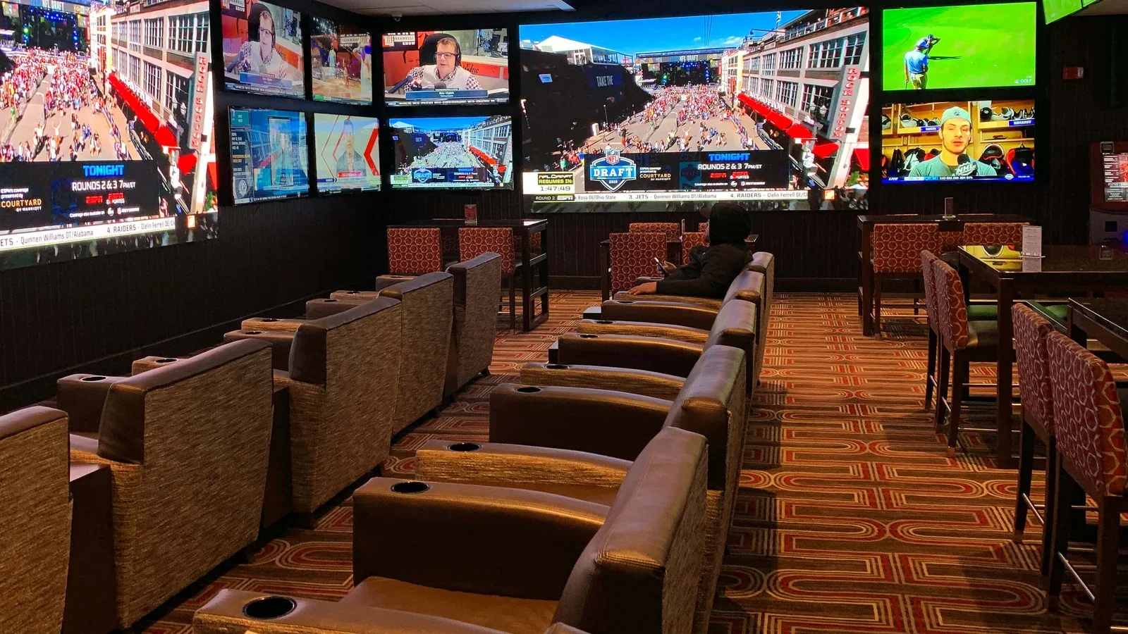 The sportsbook at Golden Nugget Atlantic City, as featured in Covers’ 2019 review.