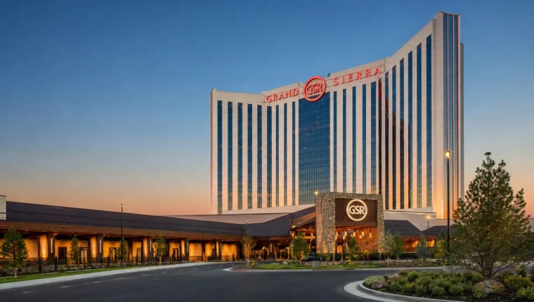 AI-generated exterior view of Grand Sierra Resort Reno, Reno, Nevada.