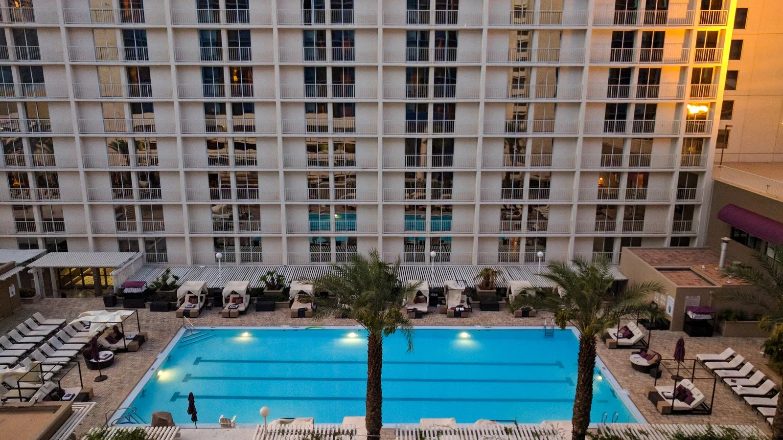 Harrah's Casino Las Vegas pool photograph
