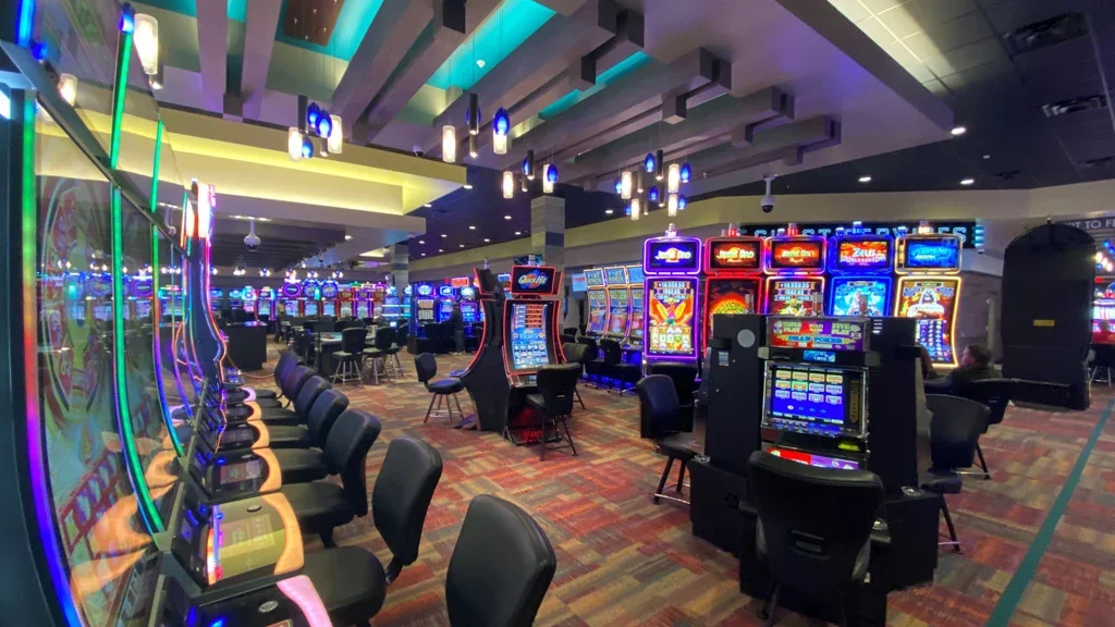 Havasu Landing Resort & Casino: Hotel, Games, and Ferry Guide 1 Slot machines at Havasu Landing Resort & Casino.