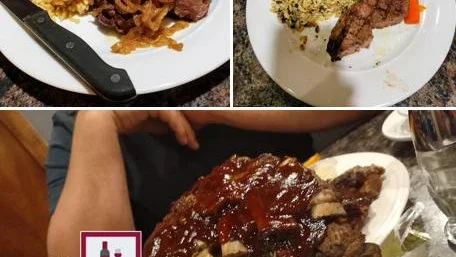 Meat dish pictured in the Ho-Chunk Gaming Nekoosa dining photo gallery.