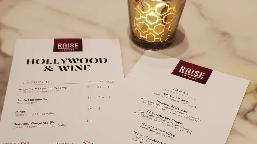 Raise Lounge at Hollywood Park Casino, pictured in the source listing.