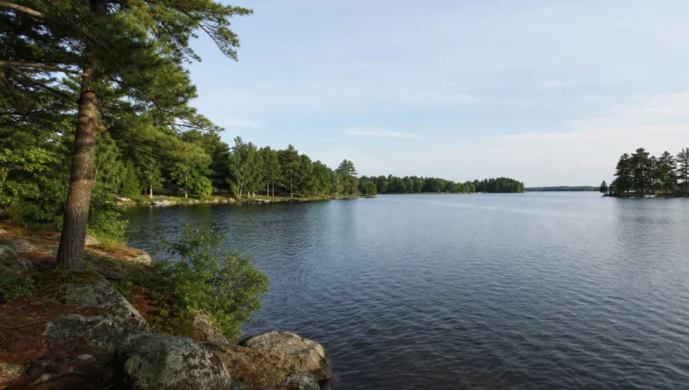 Lake of the Torches Lac Du Flambeau: Casino & Hotel Guide 9 AI-generated exterior view of Lake of the Torches Lac Du Flambeau, Lac Du Flambeau, Wisconsin.