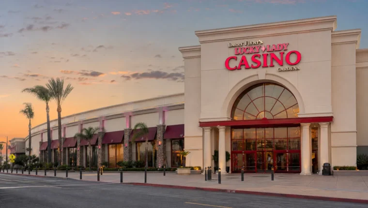 Larry Flynt's Lucky Lady Casino Gardena 49 AI-generated exterior view of Larry Flynt's Lucky Lady Casino Gardena, Gardena, California.