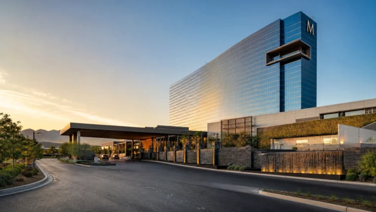 AI-generated exterior view of M Resort, Henderson, Las Vegas, Henderson, Nevada.