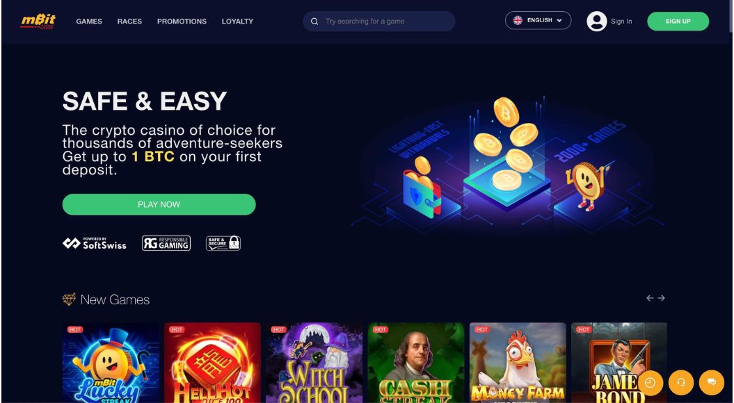 mBitcasino Crash Games