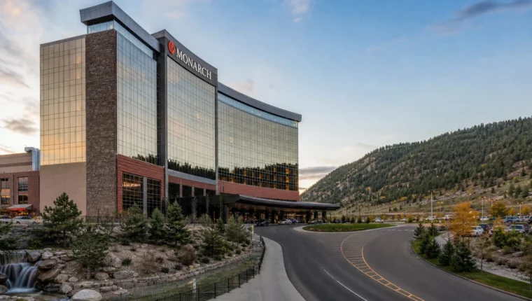 AI-generated exterior view of Monarch Casino Black Hawk, Black Hawk, Colorado.