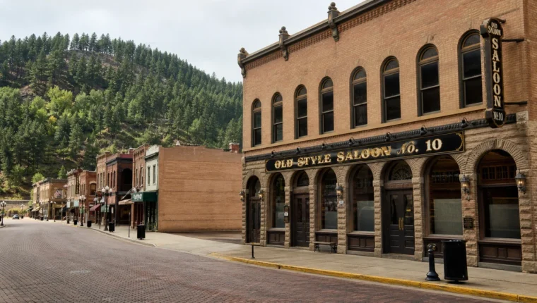 Old Style Saloon No. 10 Deadwood 20 AI-generated exterior view of Old Style Saloon No. 10 Deadwood, Deadwood, South Dakota.