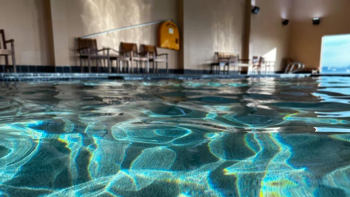 Indoor pool at Quinault Beach Resort & Casino.