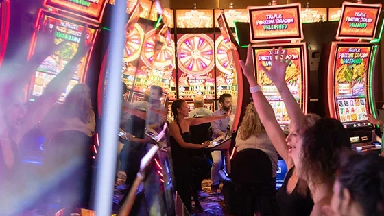 Electronic gaming at Quinault Beach Resort & Casino.