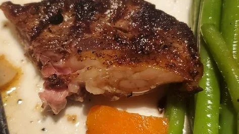 Customer photo of the fatty end of a ribeye at Center Stage Bar and Grill.