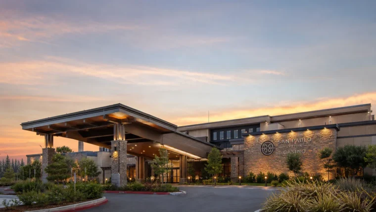 San Pablo Lytton Casino San Pablo: Games and Visitor Guide 84 AI-generated exterior view of San Pablo Lytton Casino San Pablo, San Pablo, California.