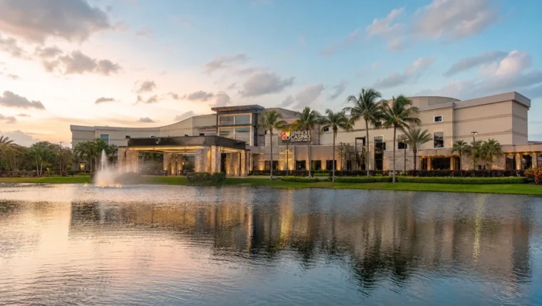 Seminole Casino Coconut Creek: Games, Dining, and Visitor Guide 85 AI-generated exterior view of Seminole Coconut Creek Casino Coconut Creek, Coconut Creek, Florida.