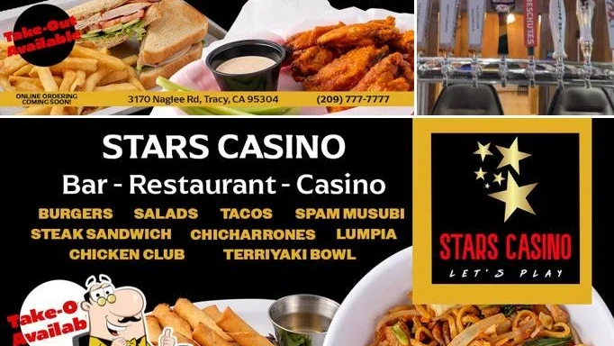 Star's Casino Tracy 2 Food at Stars Casino in Tracy, as pictured on its Restaurant Guru listing.