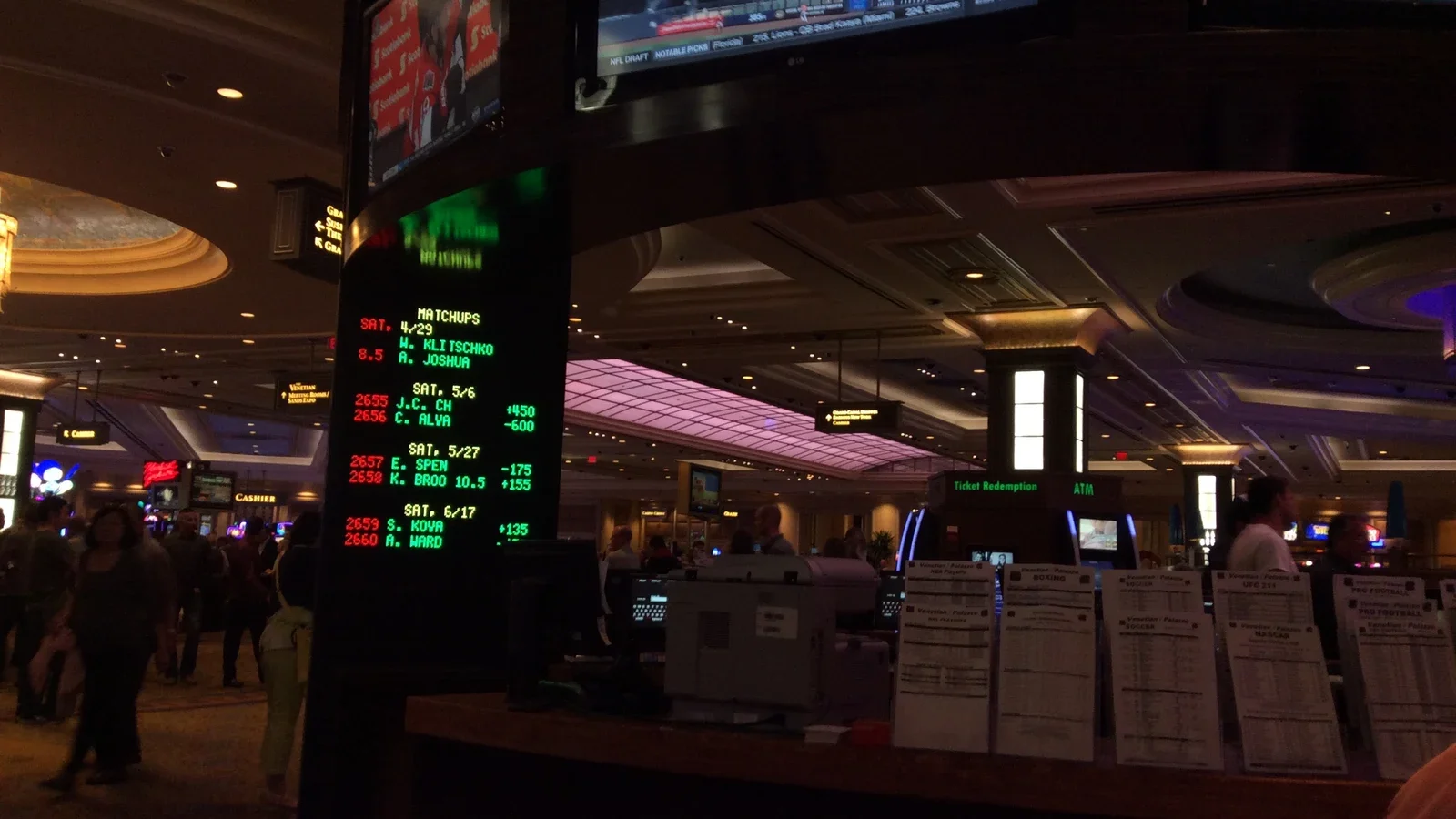 The Palazzo Las Vegas 2 The Palazzo Las Vegas sportsbook photograph