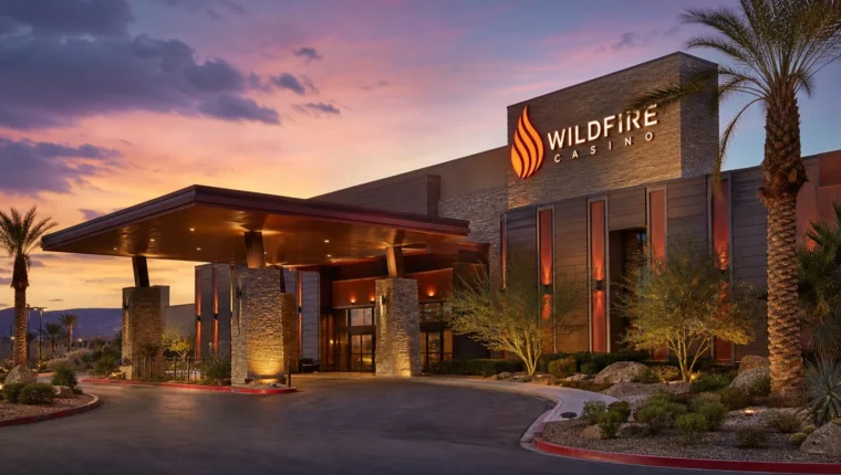 AI-generated exterior view of Wildfire Casino Henderson, Henderson, Nevada.