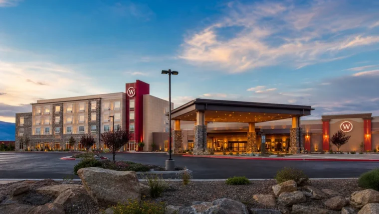 AI-generated exterior view of Winners Hotel & Casino Winnemucca, Winnemucca, Nevada.