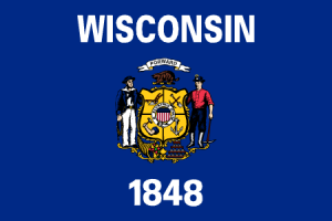 Wisconsin Online Casinos 1 Wisconsin State Flag